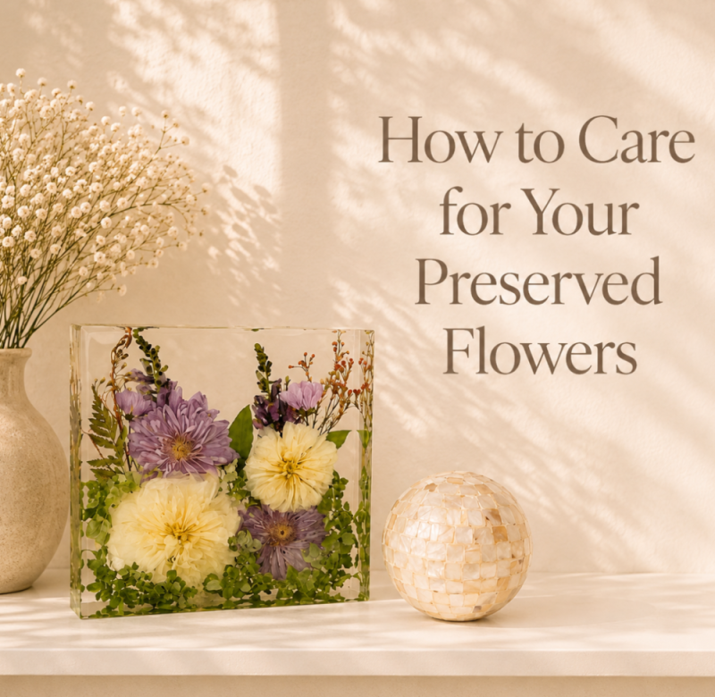 How to Care for Preserved Flowers